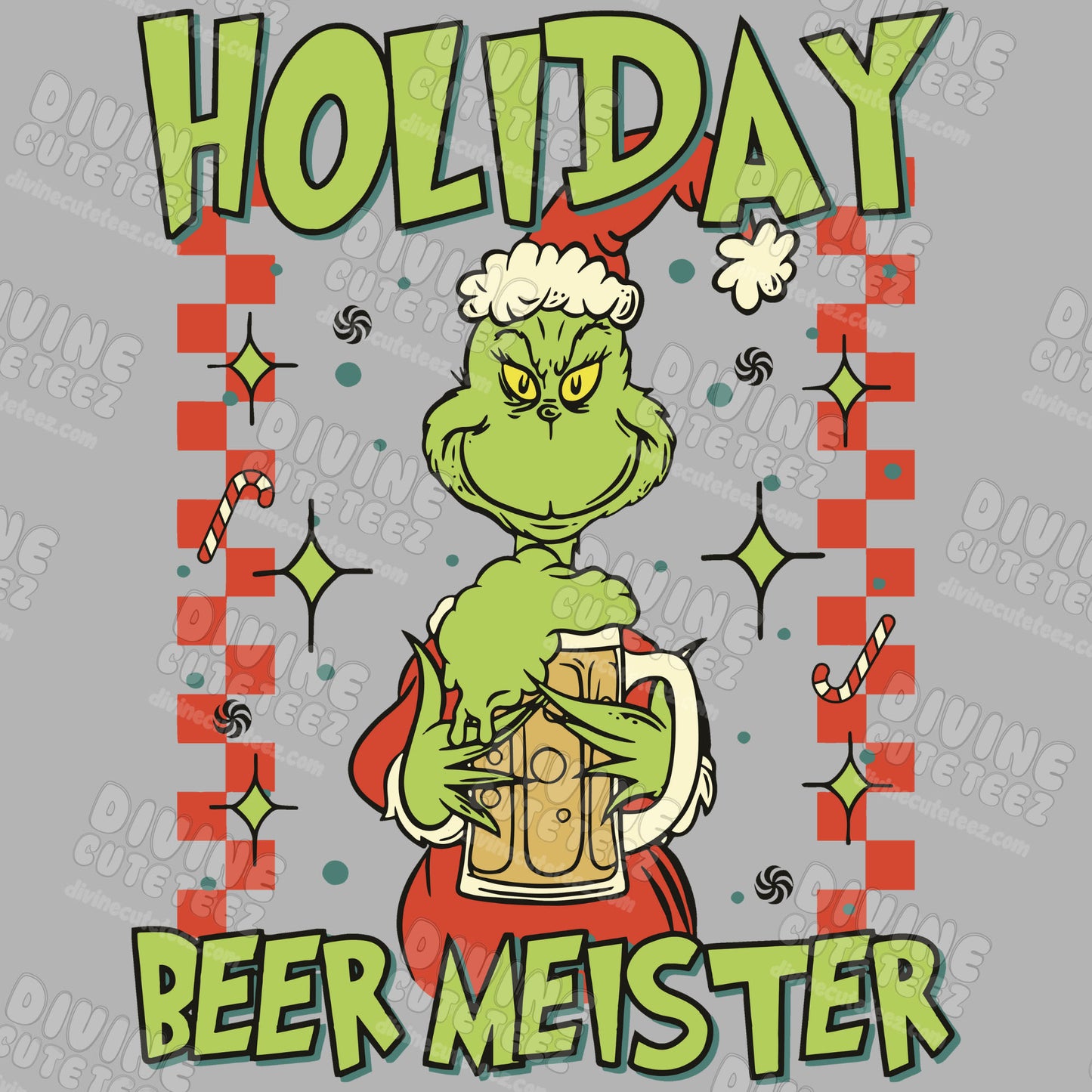 Holiday Beer Meister DTF Transfer