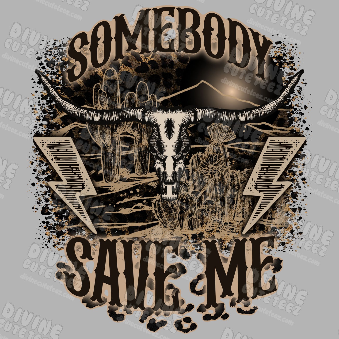 Somebody Save Me DTF Transfer