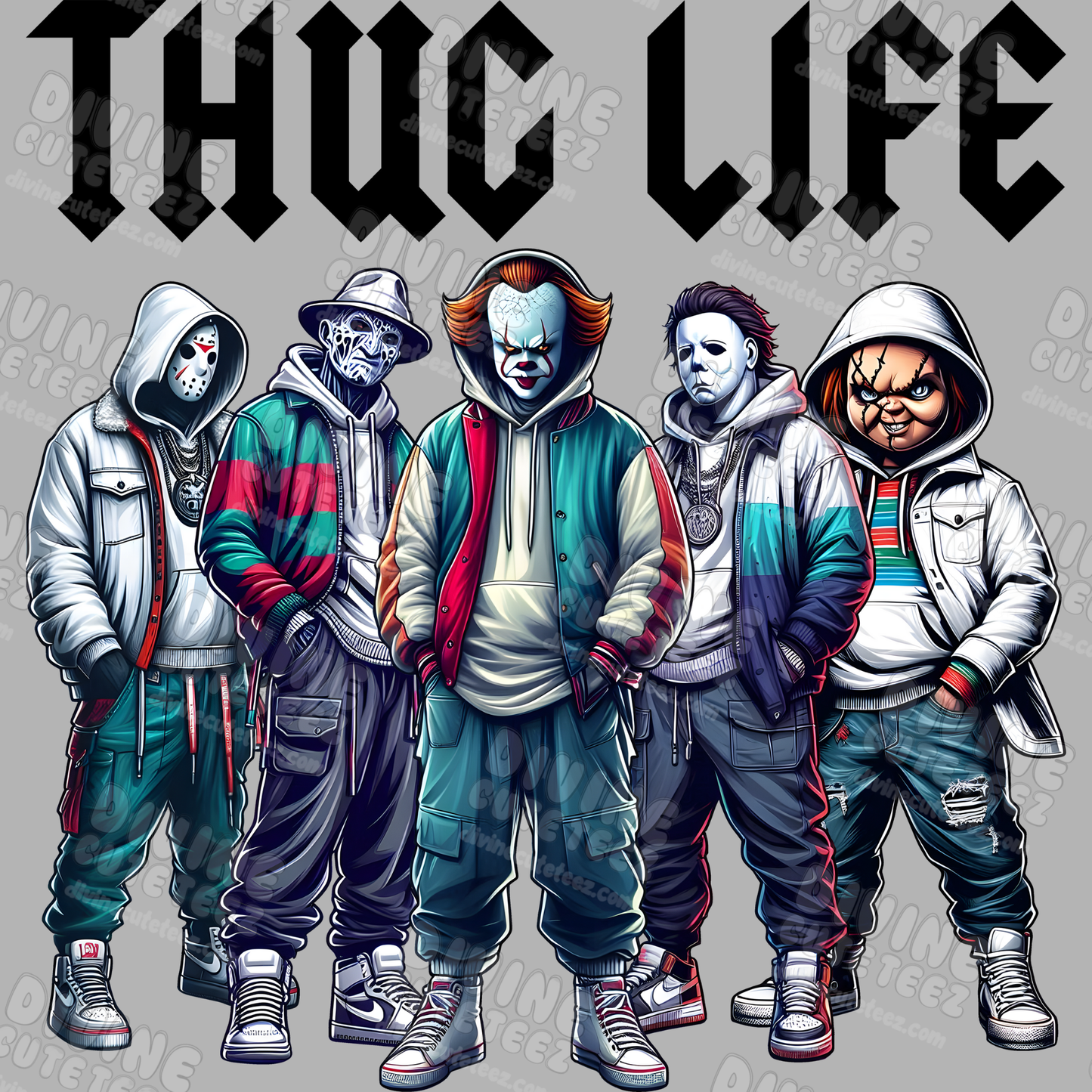 Thug Life DTF Transfer