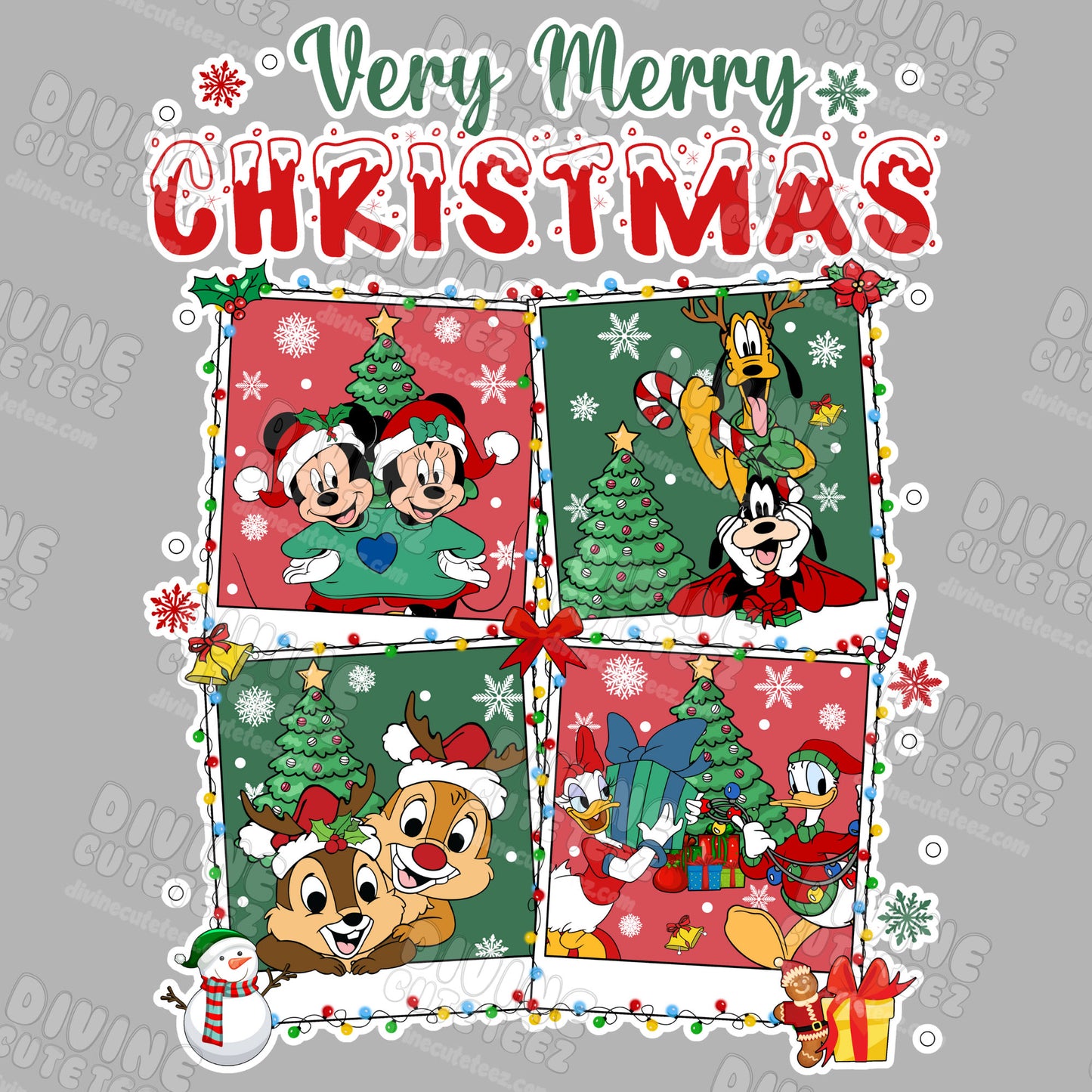 Very Merry Christmas DTF Transfer