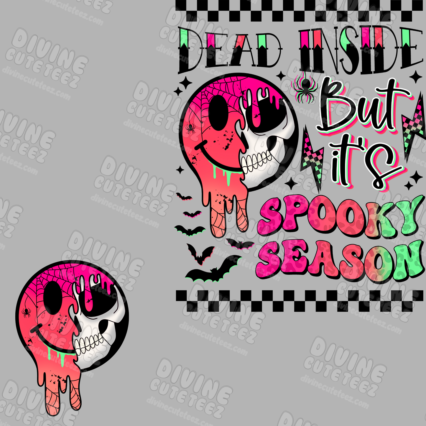 Dead Inside But Its Spooky Season DTF Transfer