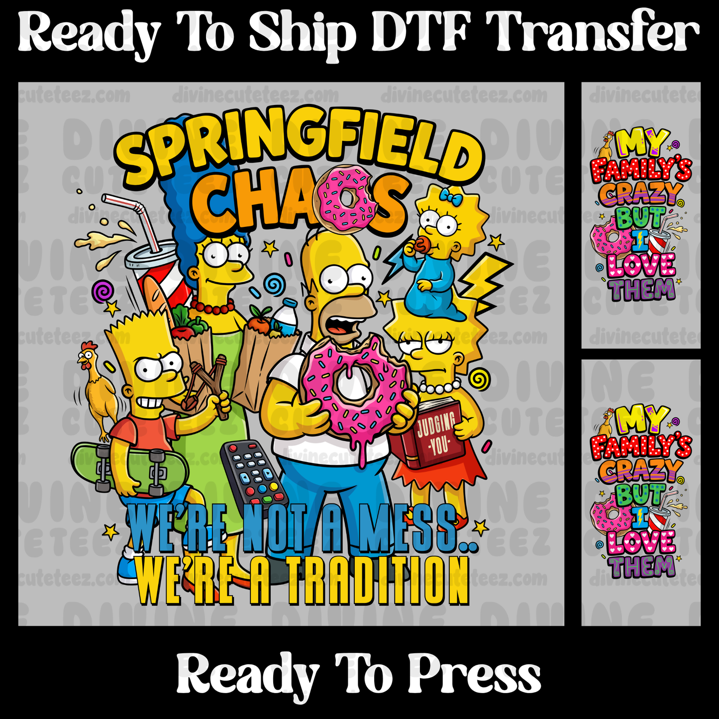 The Simpsons Sleeve Set