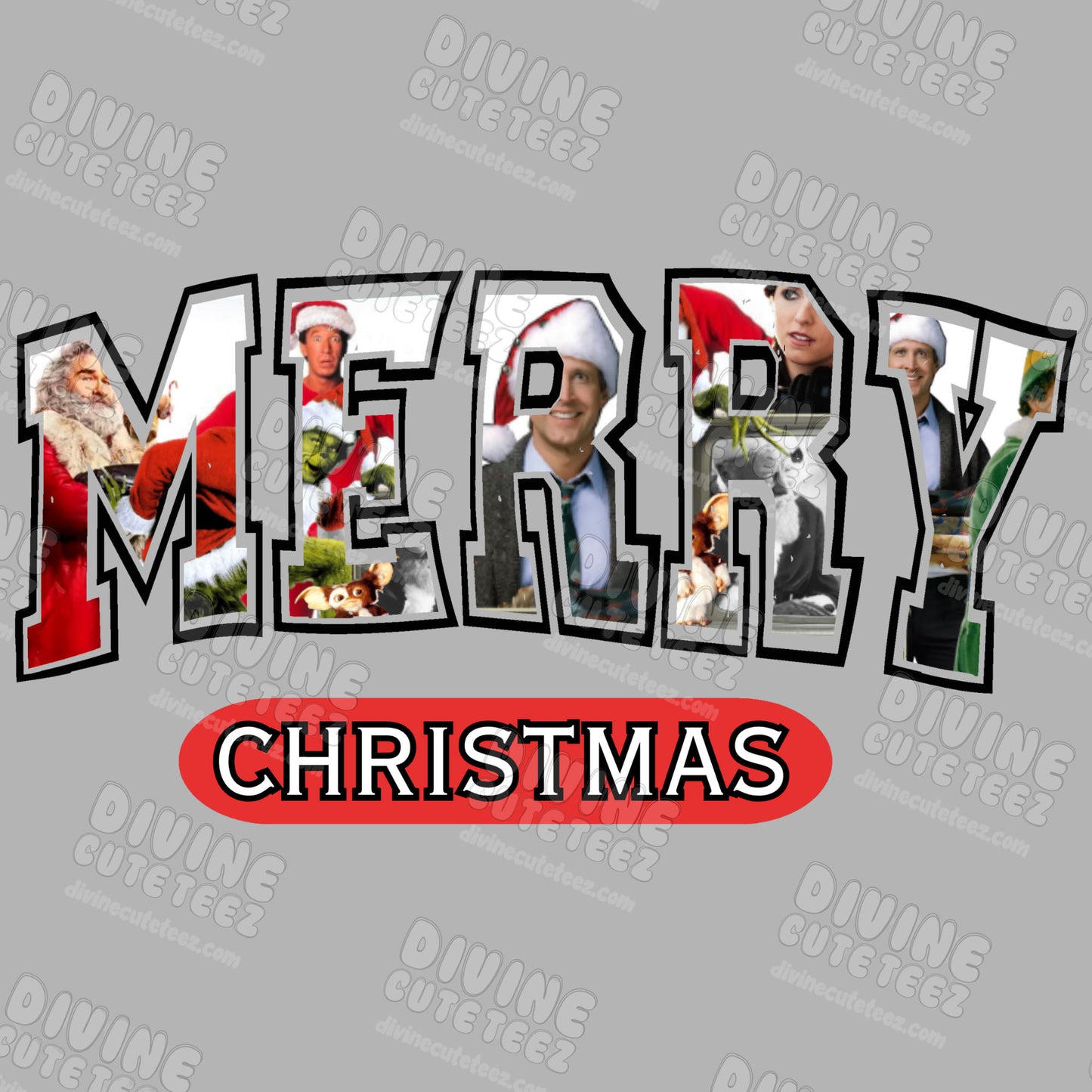 Merry Christmas DTF Transfer