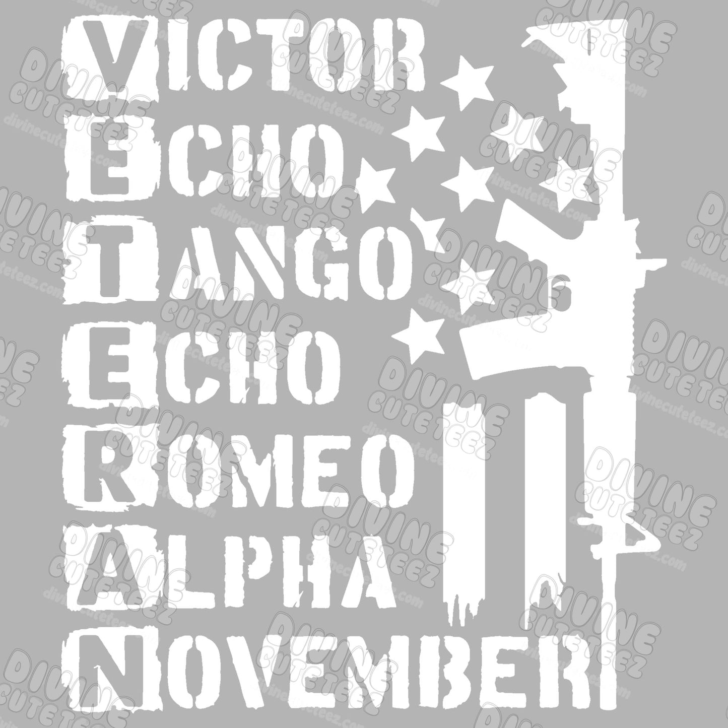 Veteran Nato Alphabet DTF Transfer