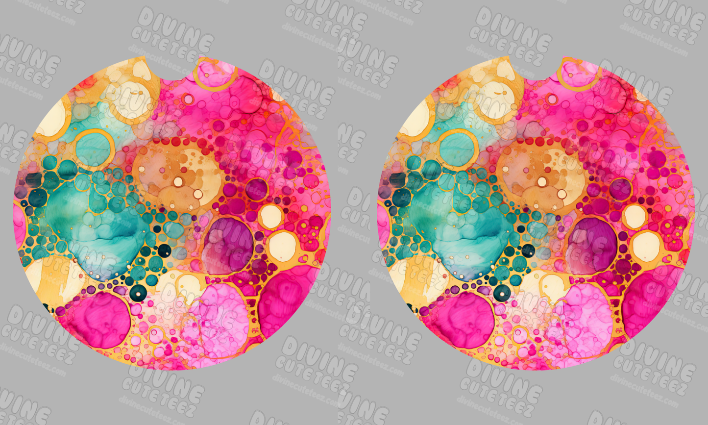 Agate Sublimation Coaster Set
