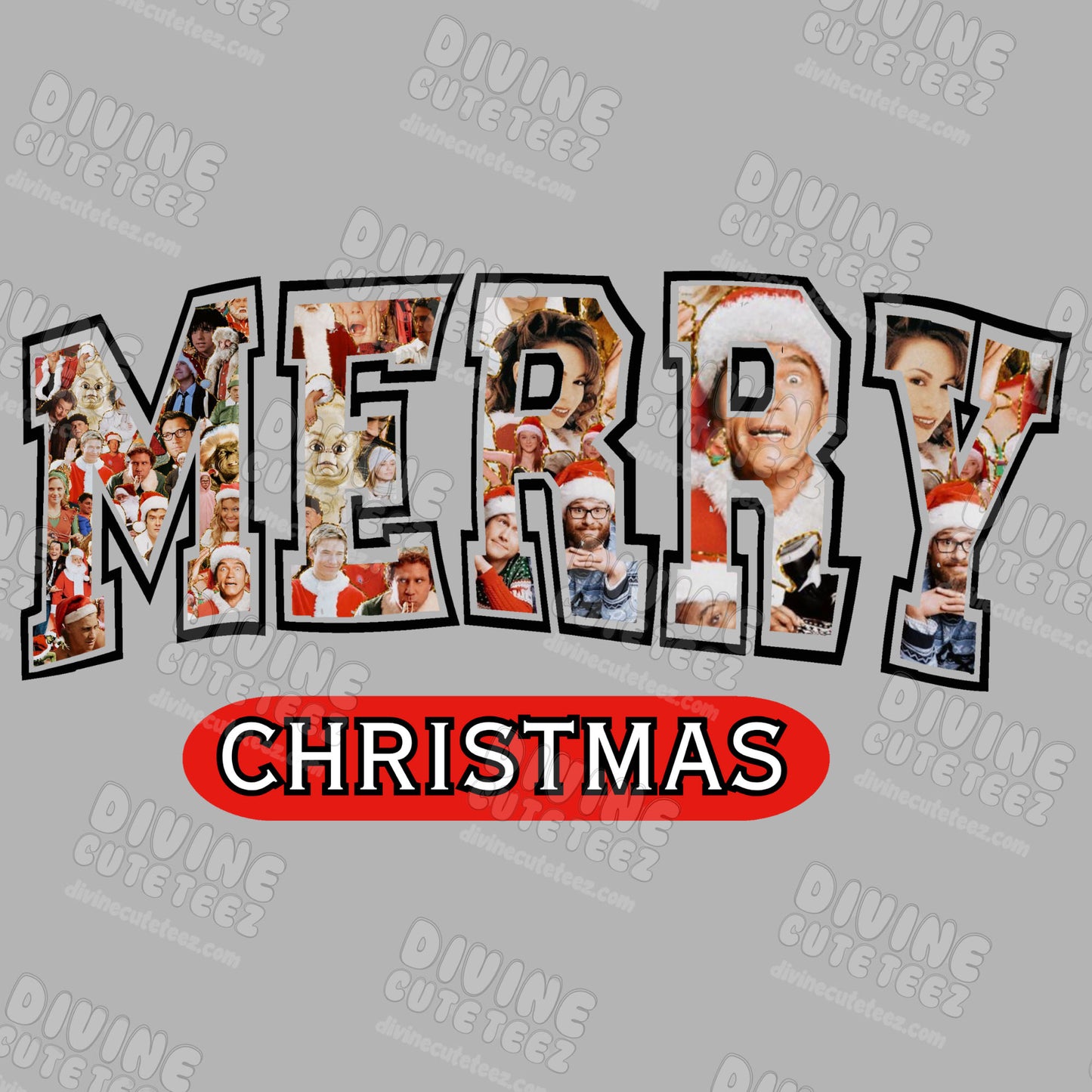 Merry Christmas DTF Transfer