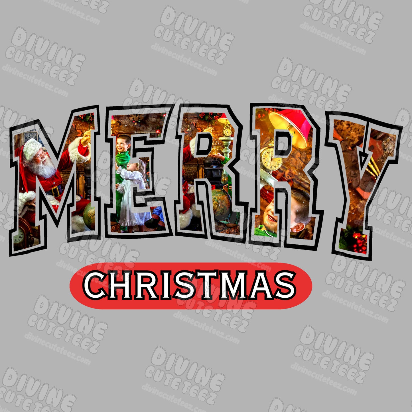 Merry Christmas DTF Transfer