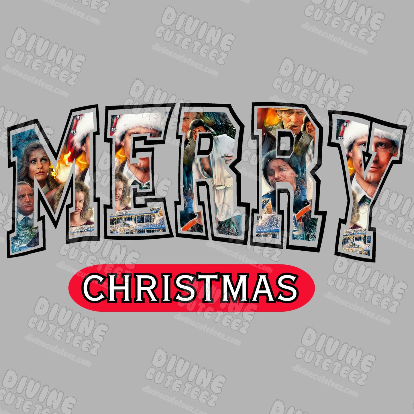 Merry Christmas DTF Transfer