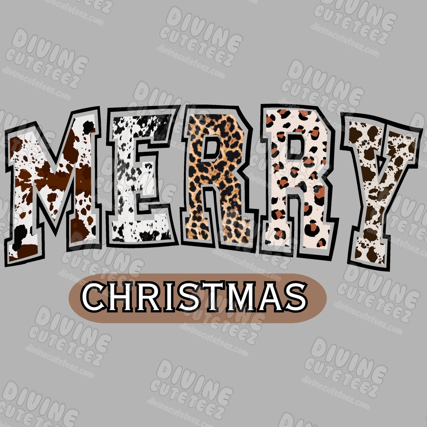 Merry Christmas DTF Transfer