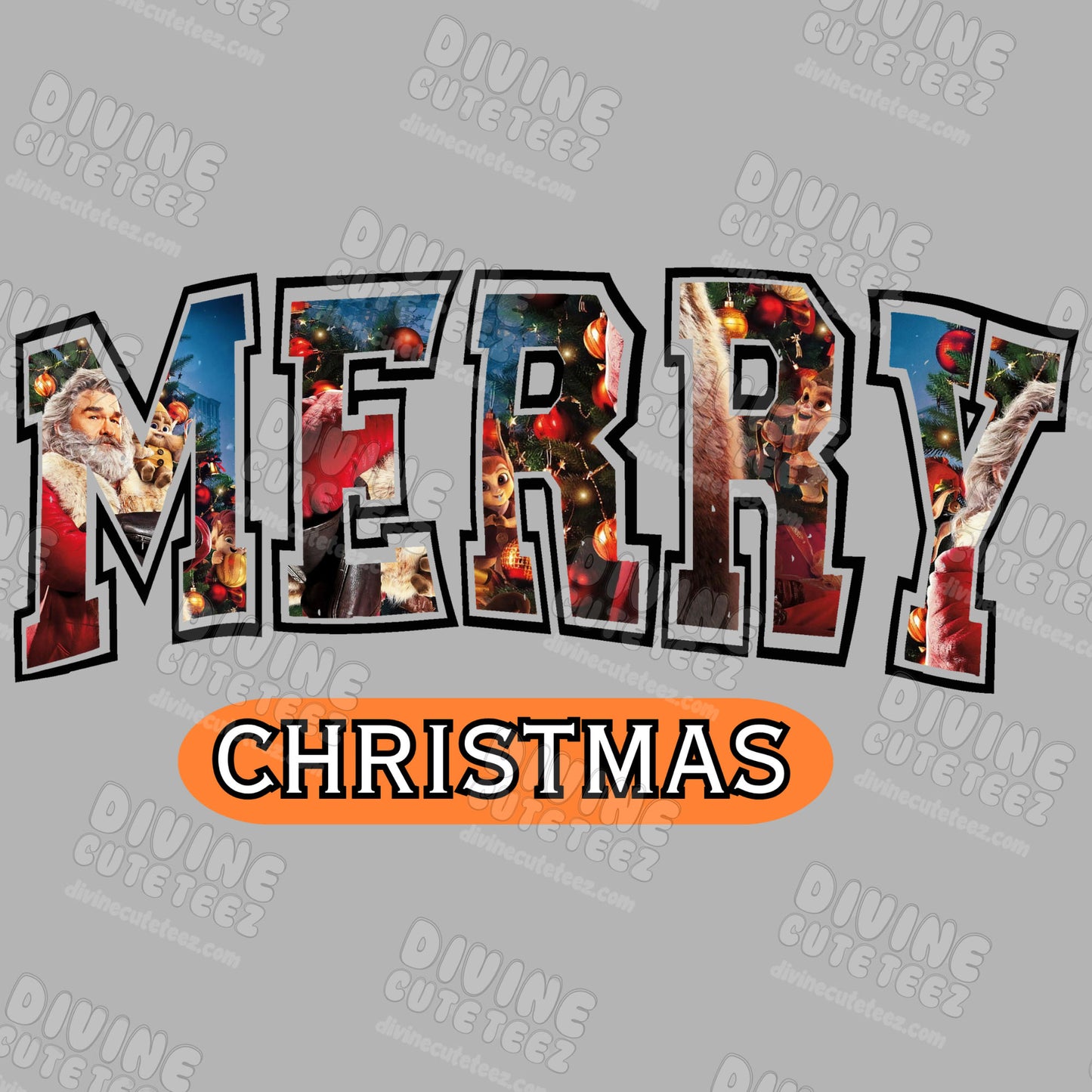 Merry Christmas DTF Transfer