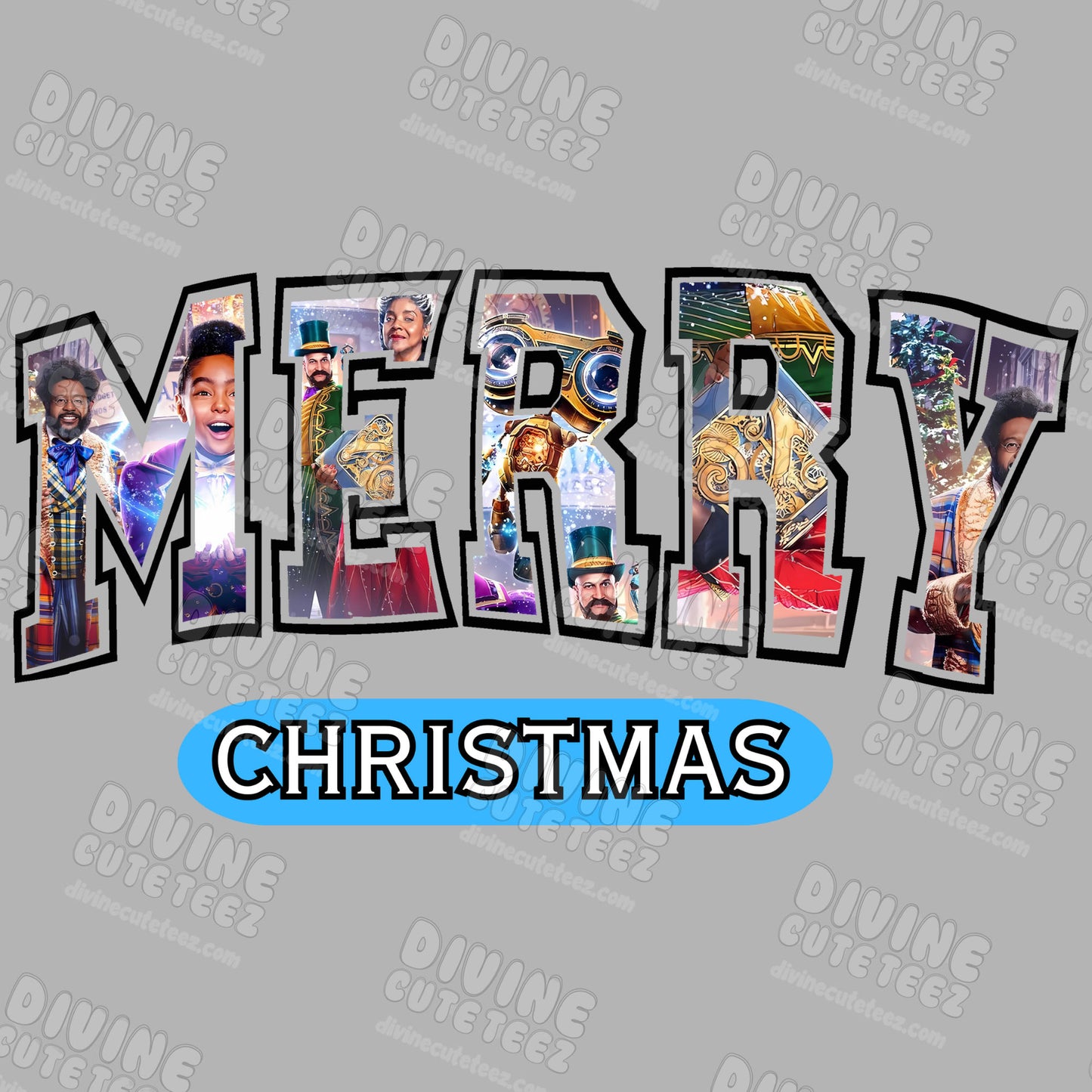 Merry Christmas DTF Transfer