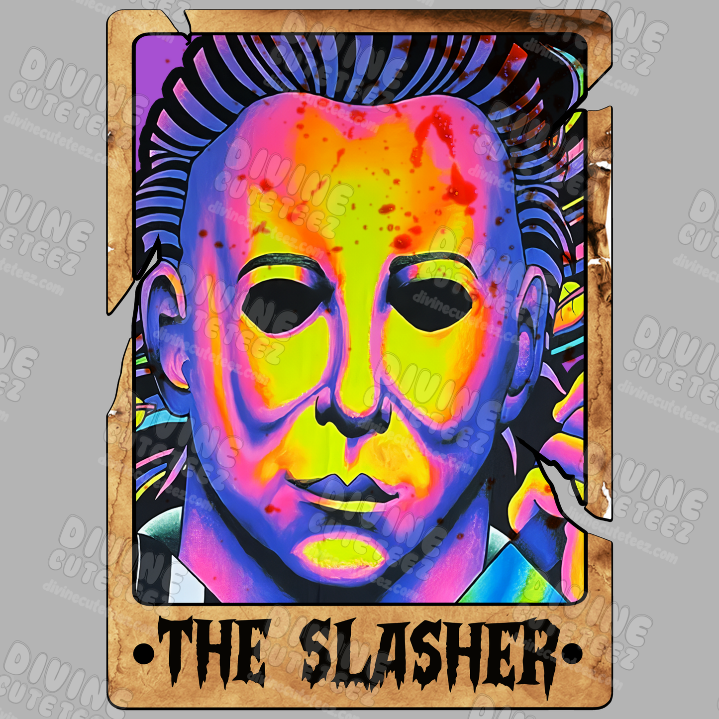 Horror Tarot Cards DTF Transfer