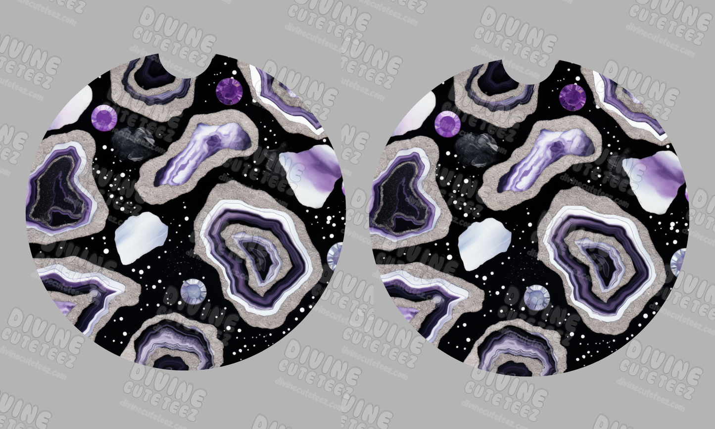 Amethyst Sublimation Coaster Set