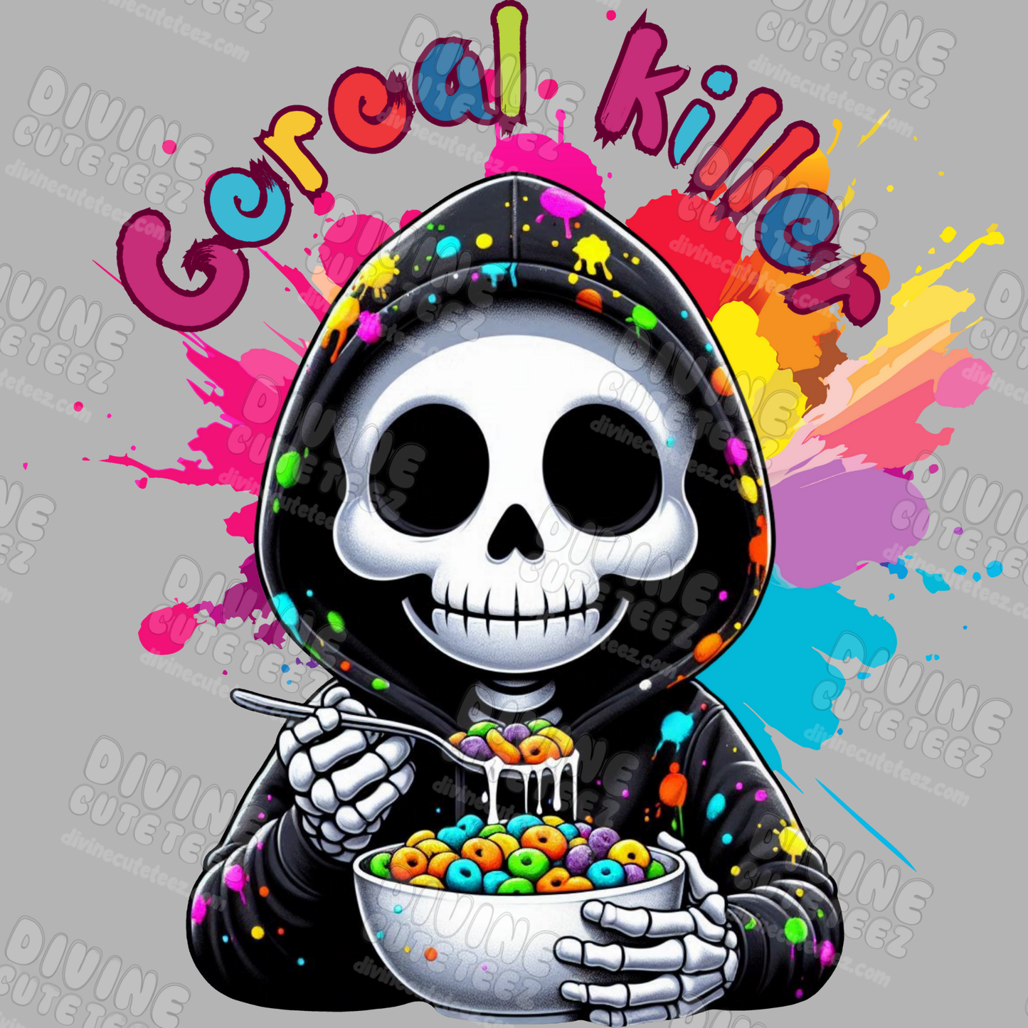 Cereal Killer DTF Transfer