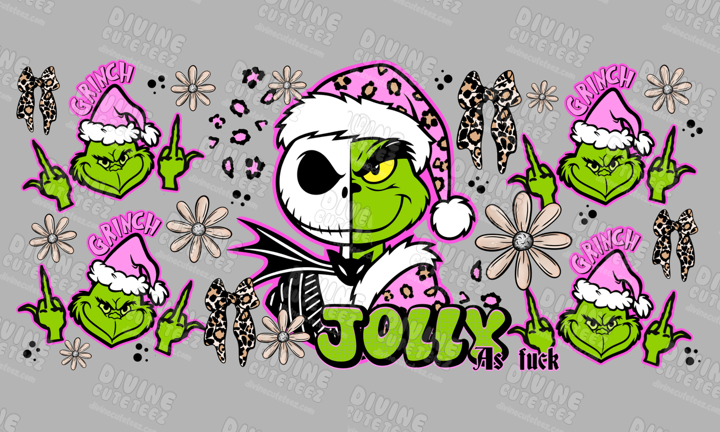 Grinch/Jack Jolly As Fuck 16oz UV-DTF Transfer