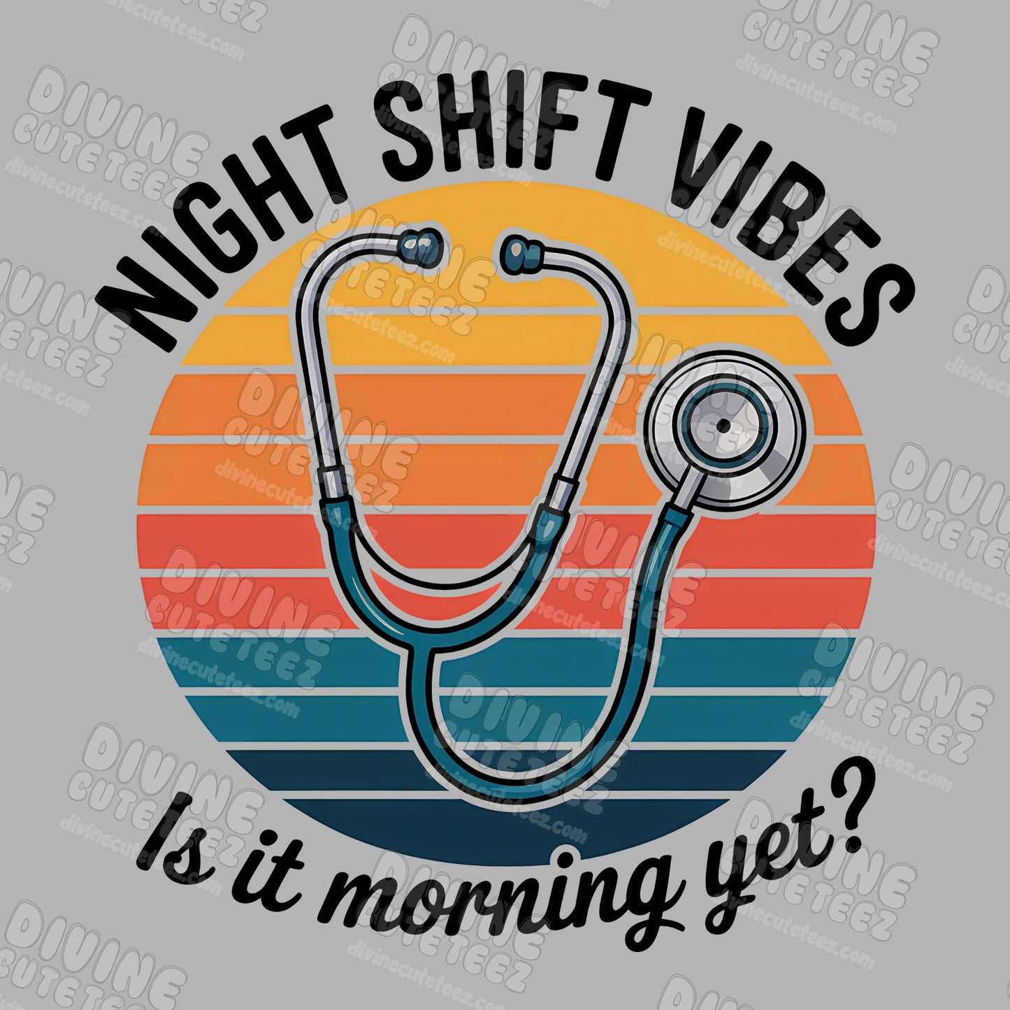 Night Shift Vibes DTF Transfer