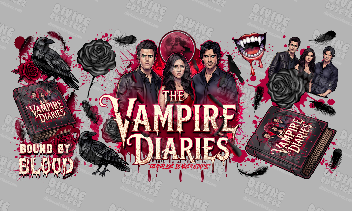 Vampire Diaries 16oz UV-DTF Transfer