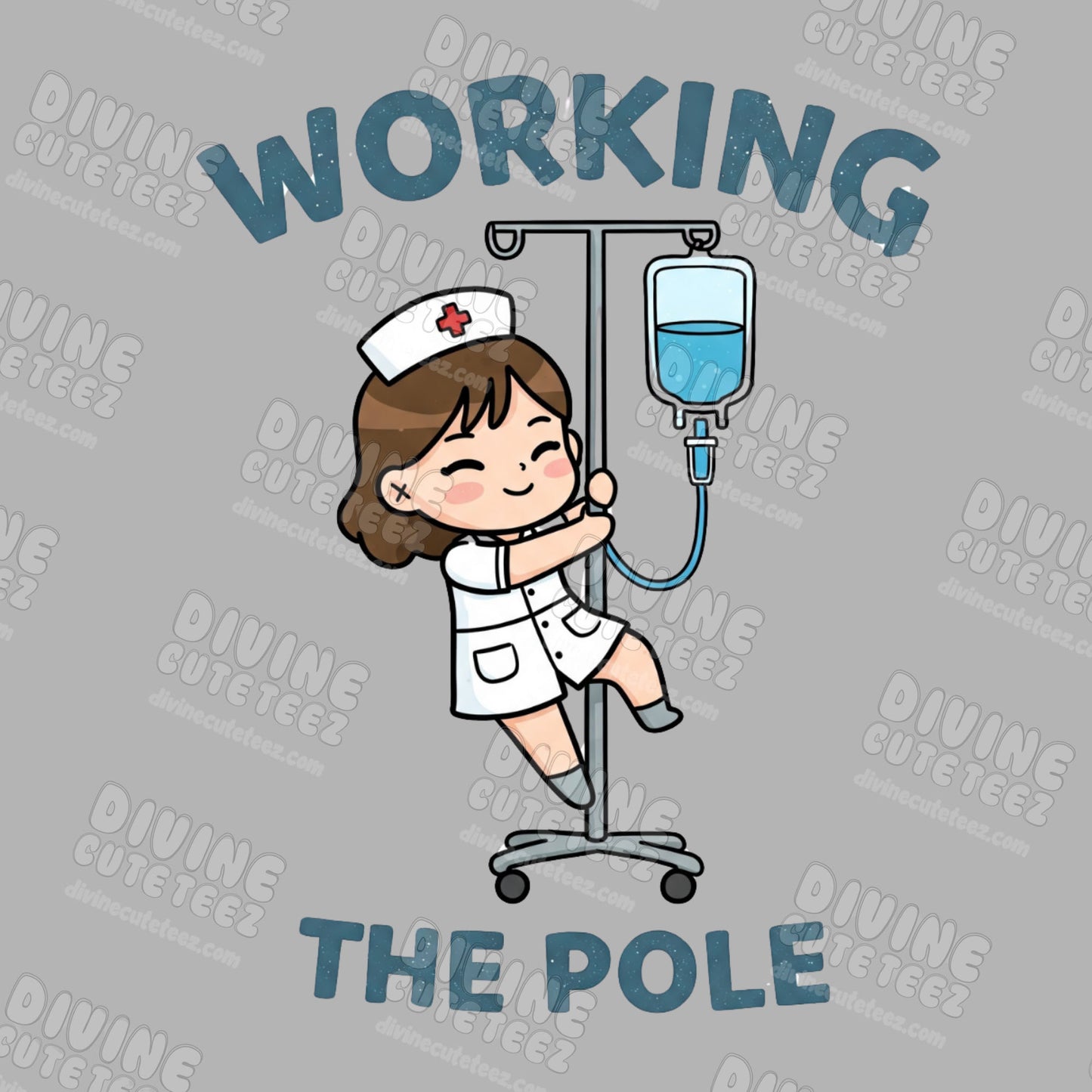 Working The Pole DTF Transfer