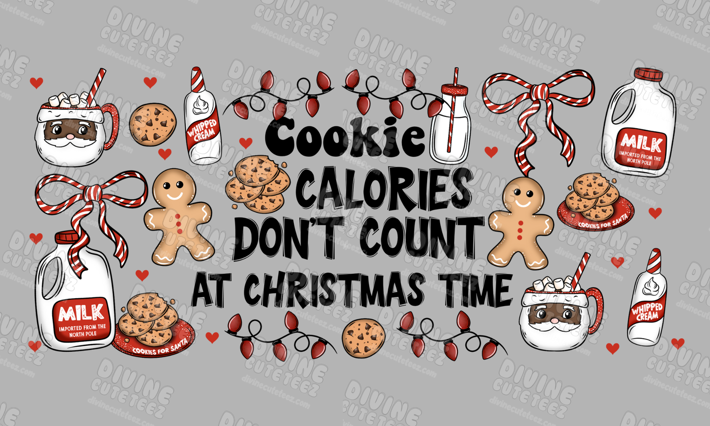 Cookie Calories Dont Count 16oz UV-DTF Transfer