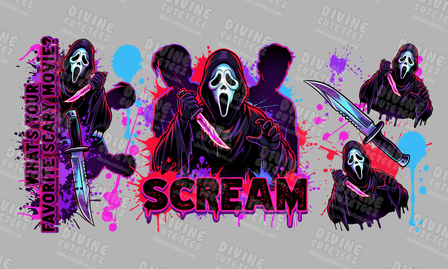 Scream 16oz UV-DTF Transfer