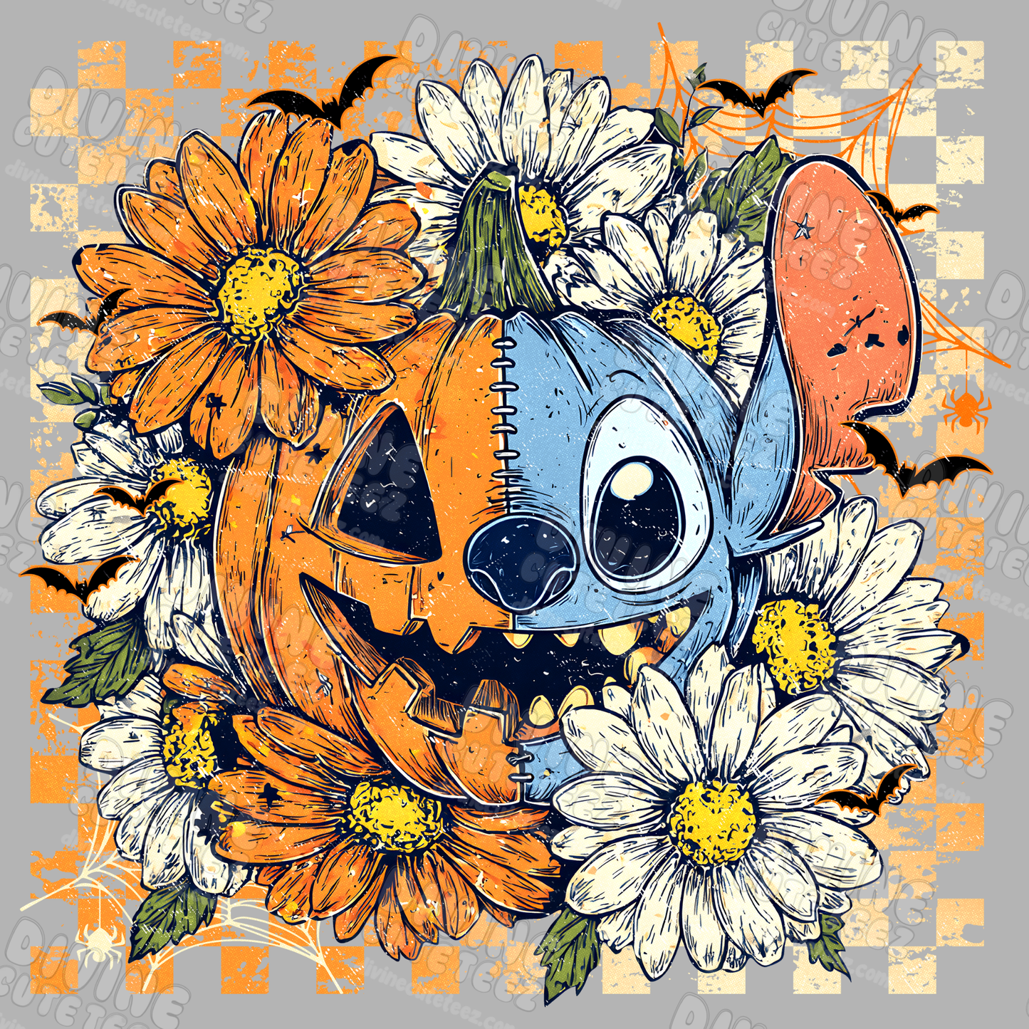Pumpkin Stitch DTF Transfer