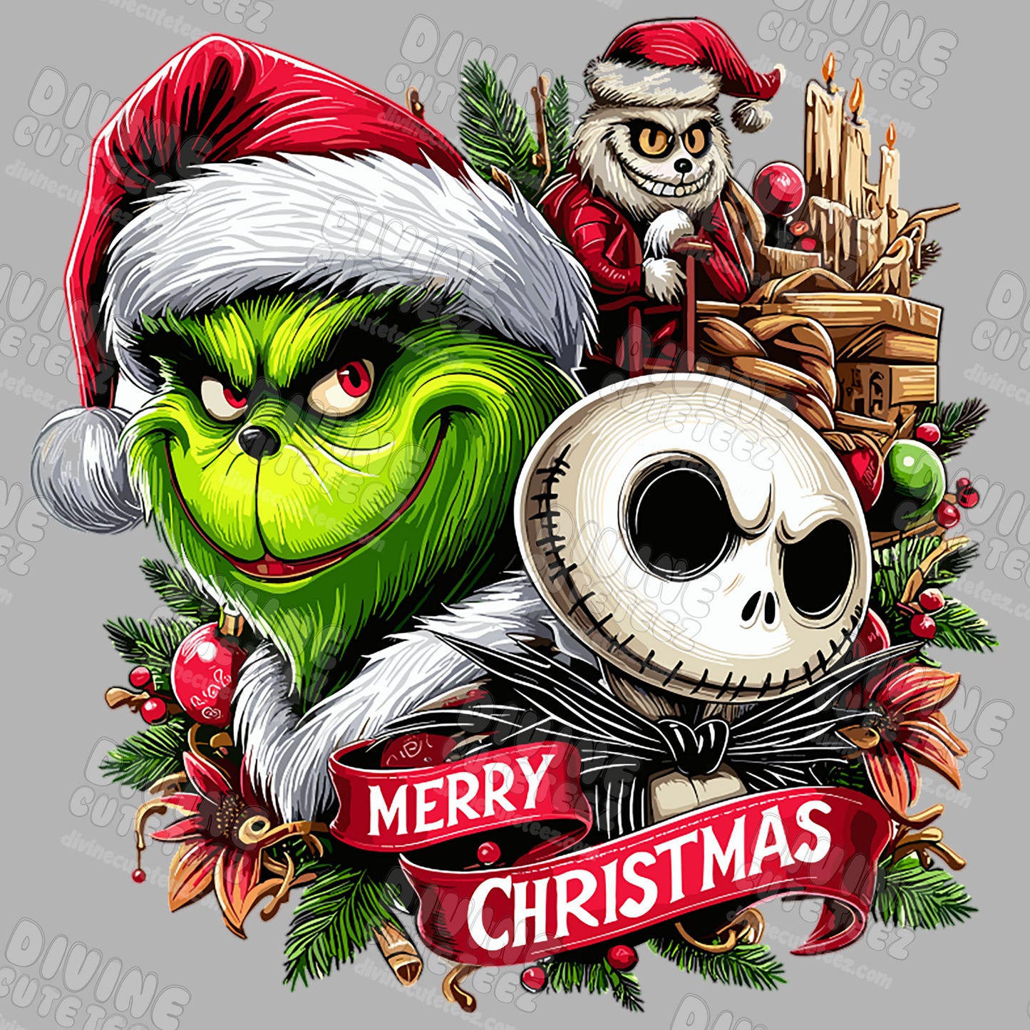 Merry Christmas DTF Transfer
