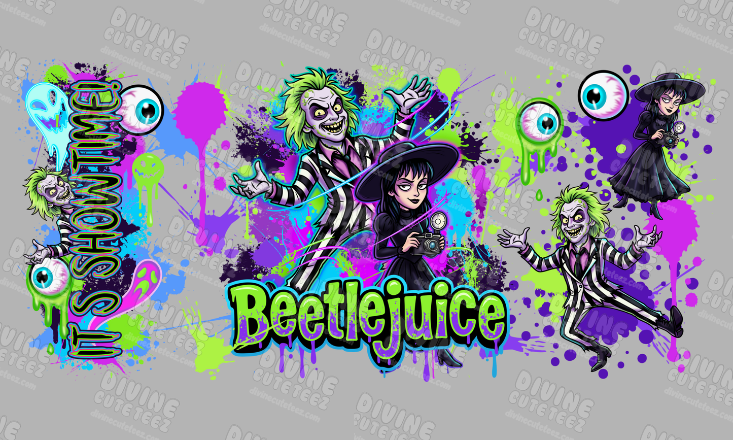 BeetleJuice 16oz UV-DTF Transfer