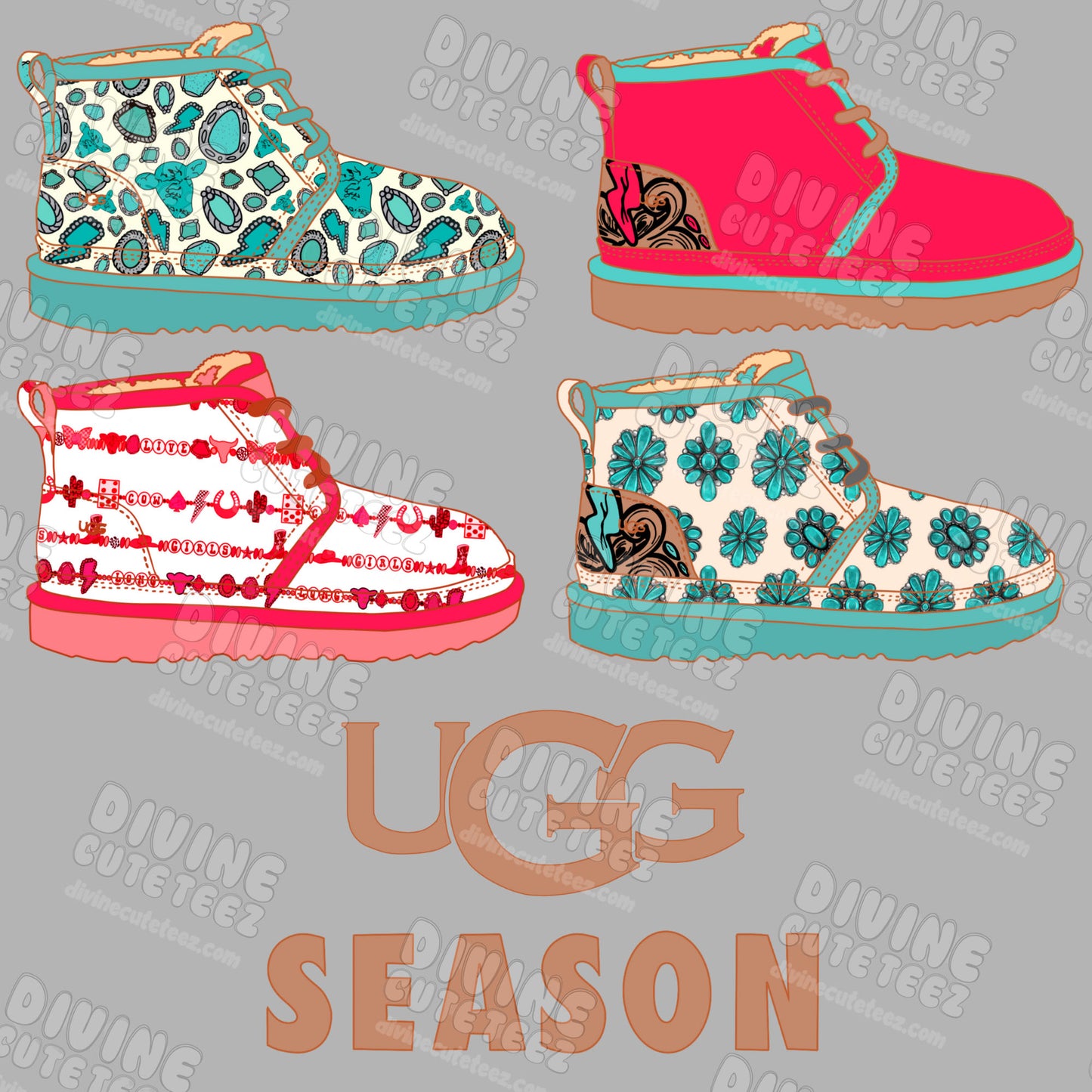 Ugg Season DTF Transfer