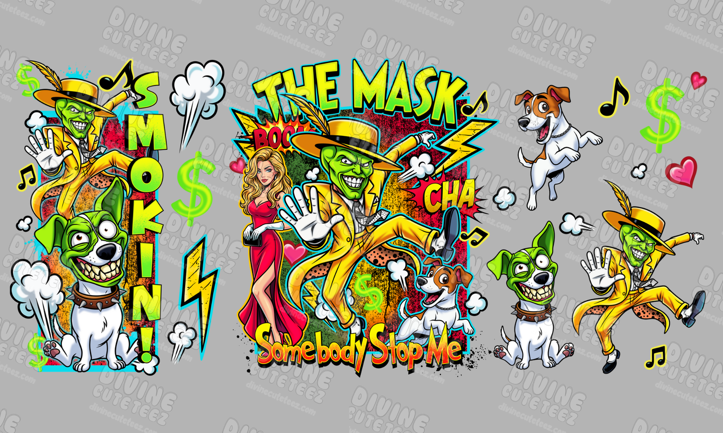 The Mask 16oz UV-DTF Transfer