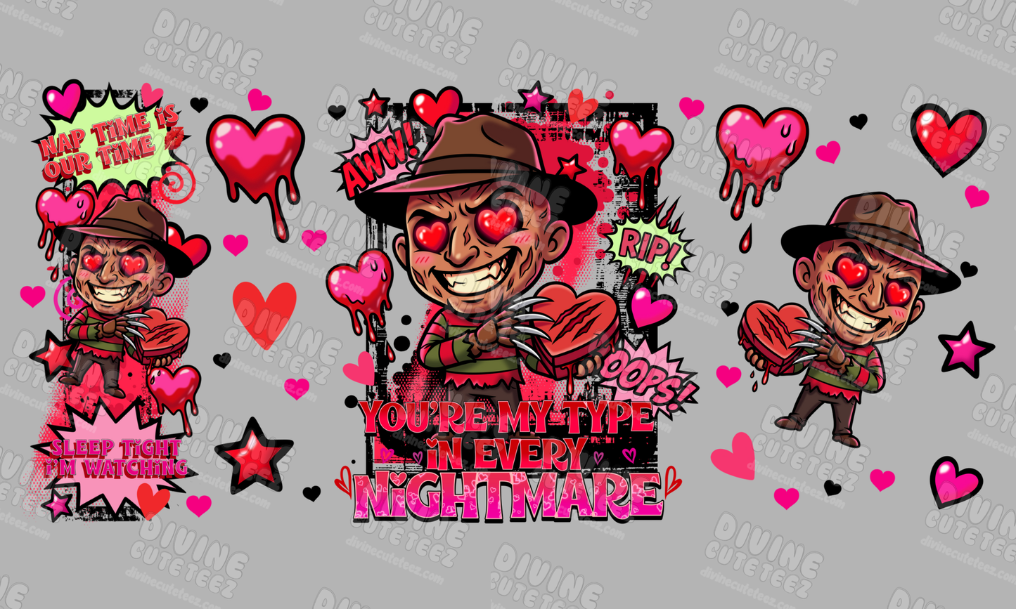 My Type In Every Nightmare 16oz UV-DTF Transfer