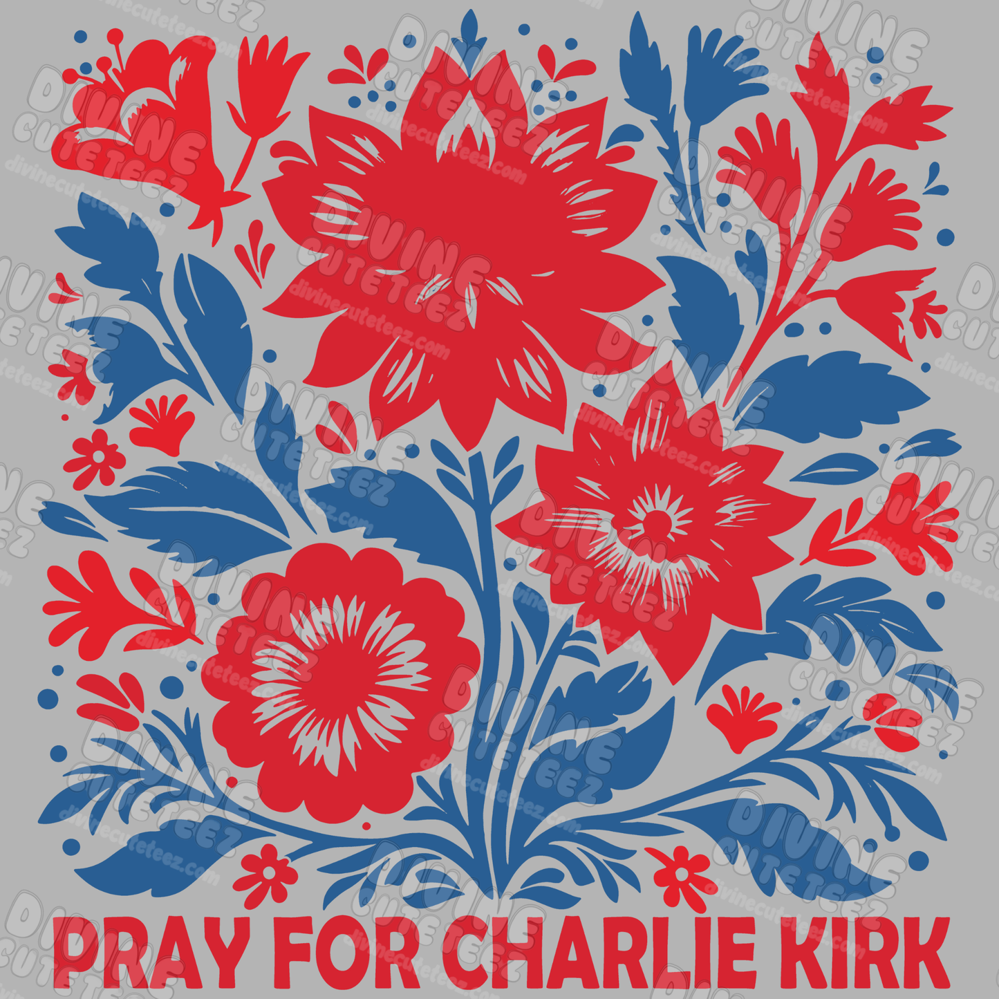 Pray For Charlie Kirk DTF Transfer