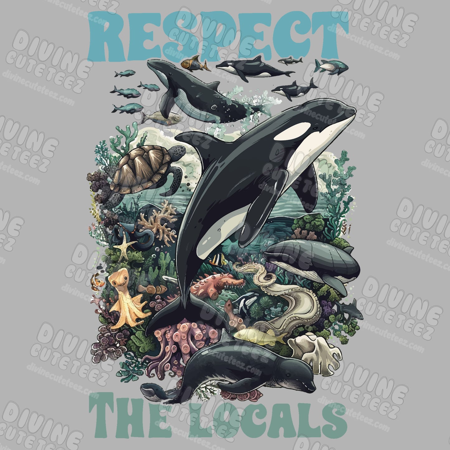 Respect The Locals DTF Transfer