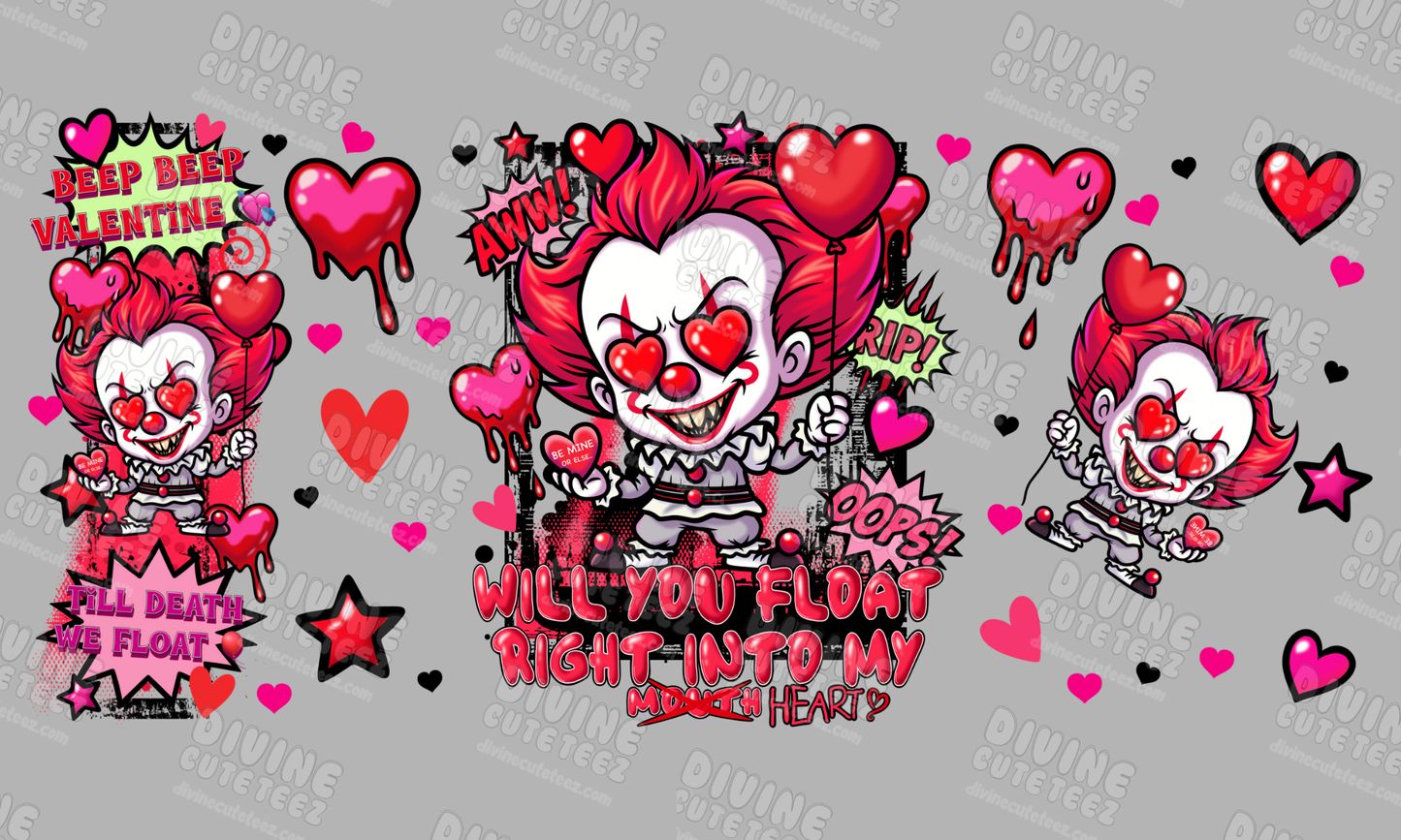 Float Into My Heart 16oz UV-DTF Transfer