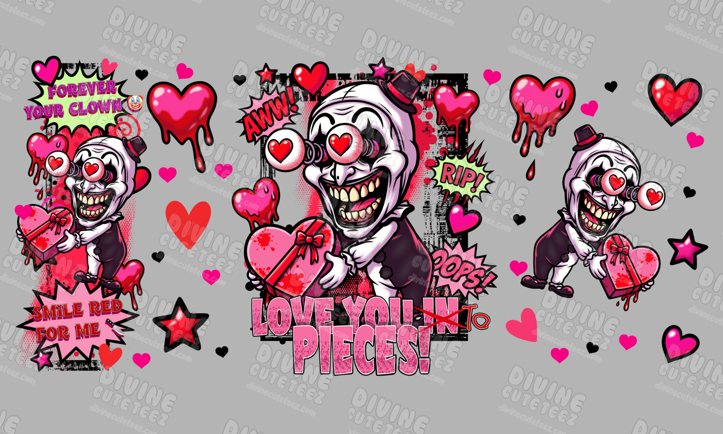 Forever Your Clown 16oz UV-DTF Transfer