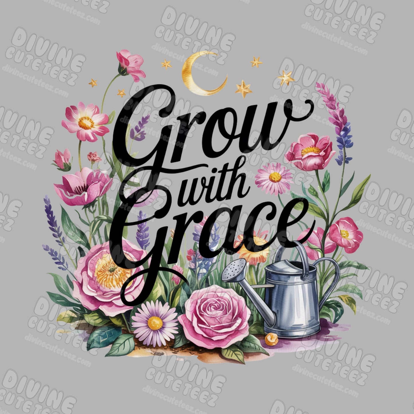 Grow With Grace DTF Transfer