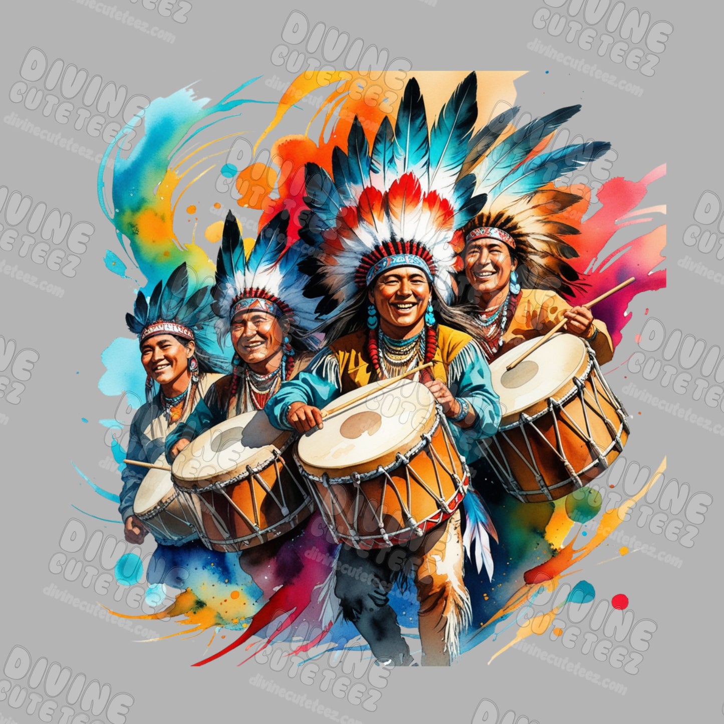 Native Drummers DTF Transfer