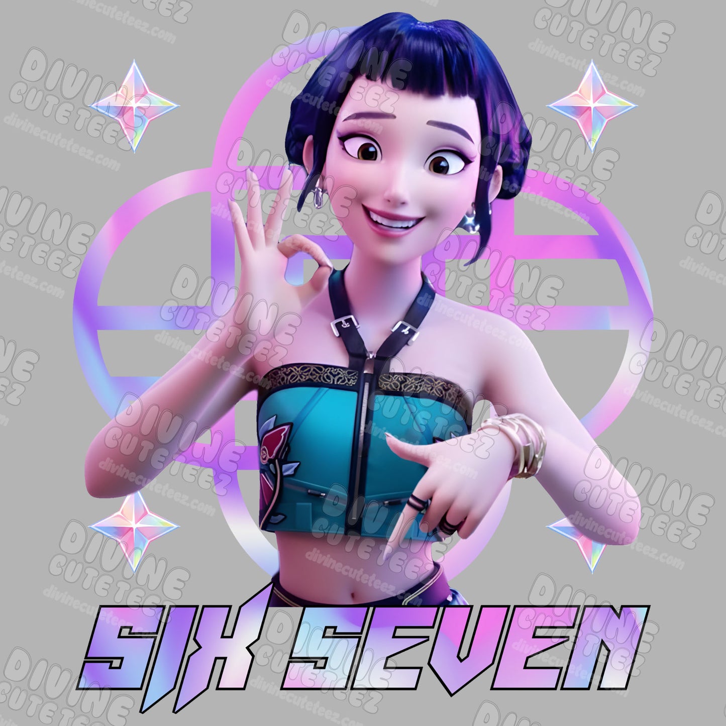 Huntrix Six Seven DTF Transfer