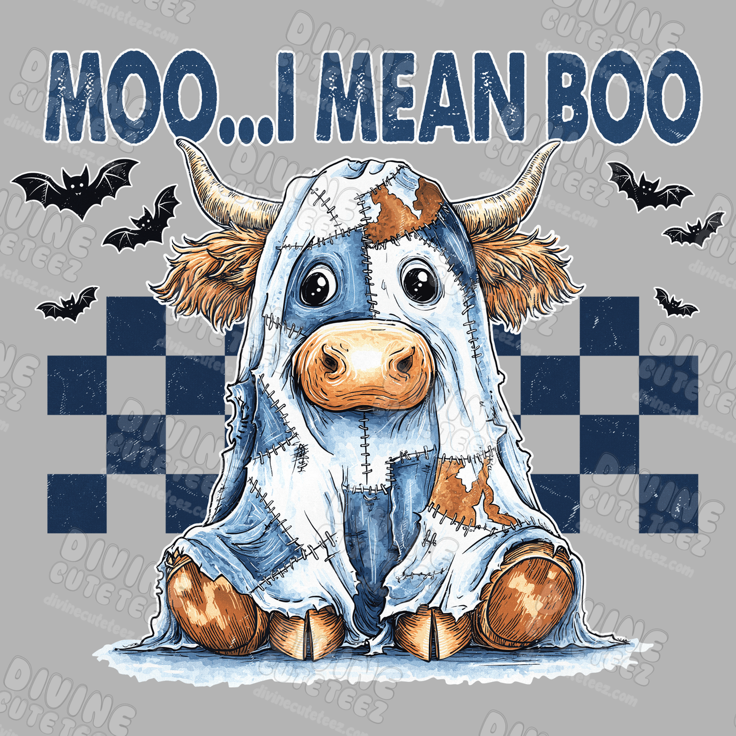 Moo... I Mean Boo DTF Transfer