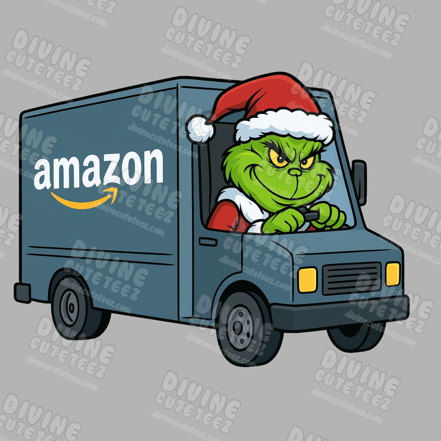 Amazon Grinch DTF Transfer
