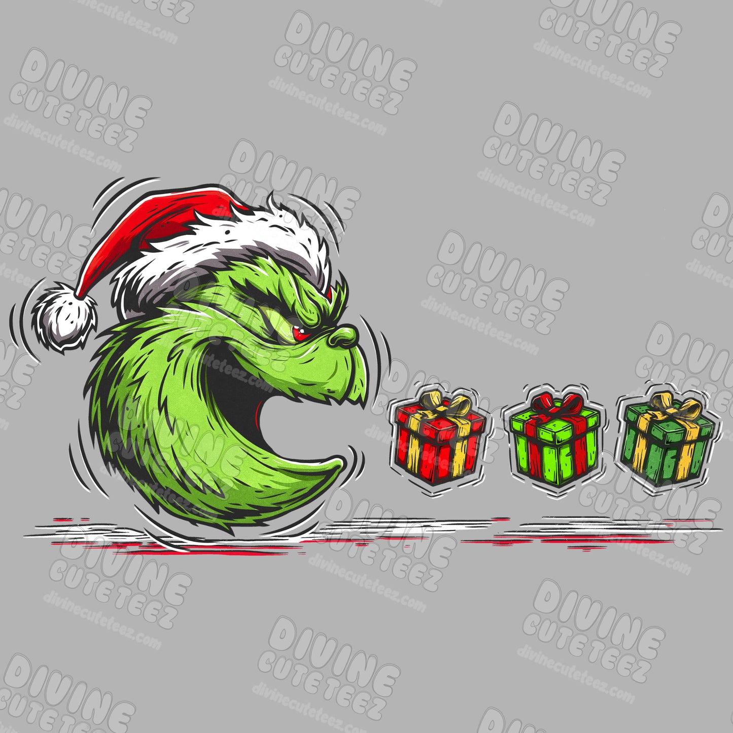 PacMan Green Man DTF Transfer