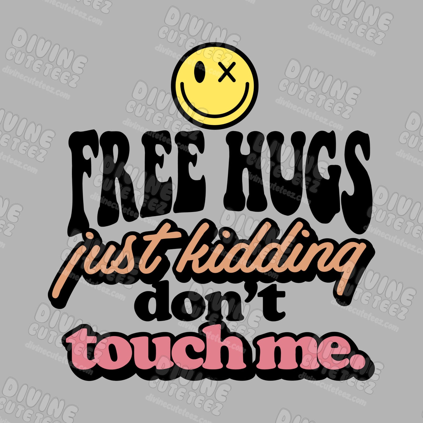 Free Hugs DTF Transfer