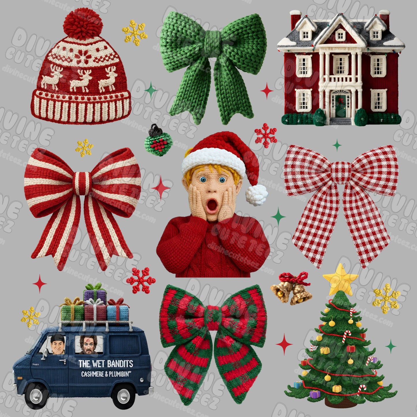 Home Alone Collage DTF Transfer