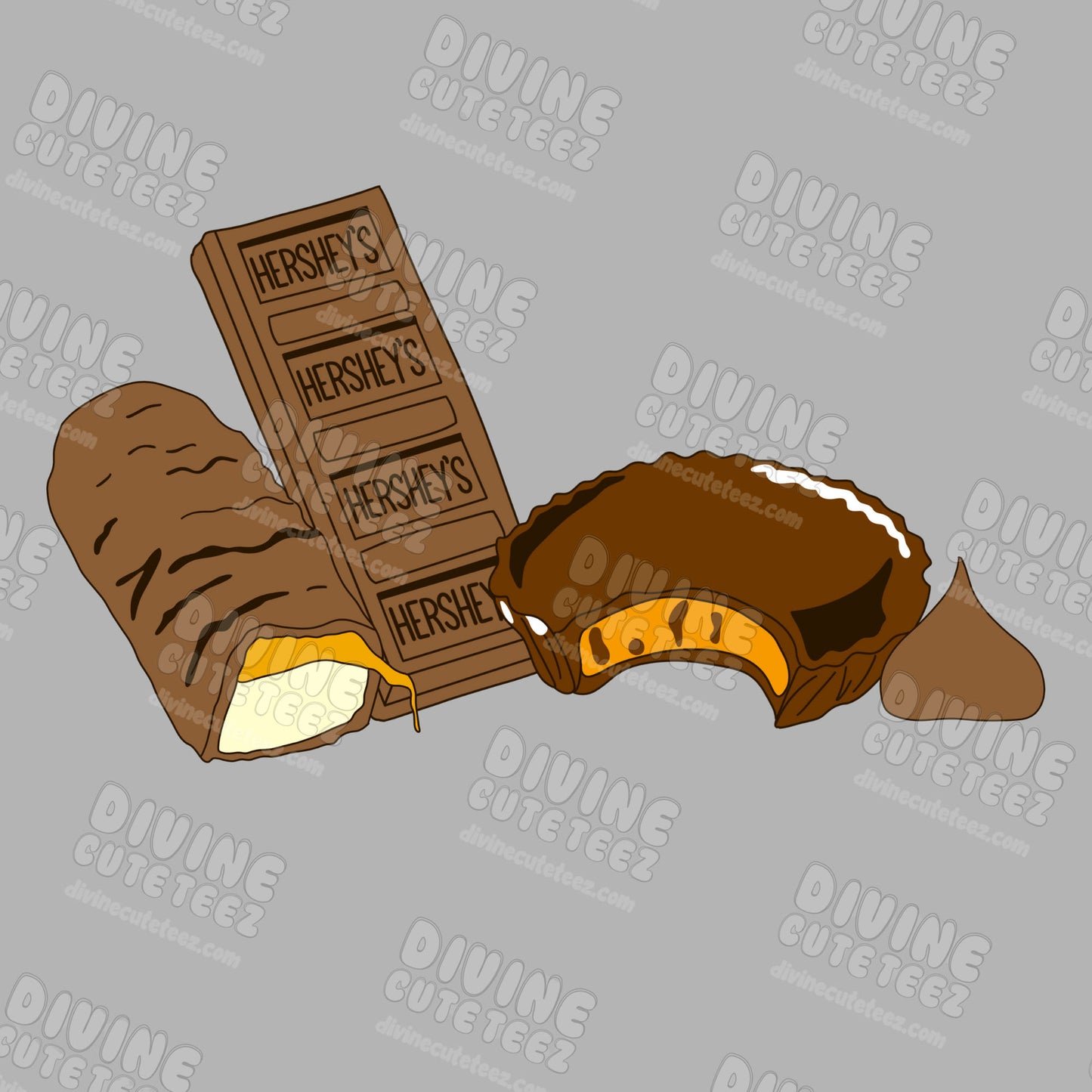 Chocolate Candies DTF Transfer