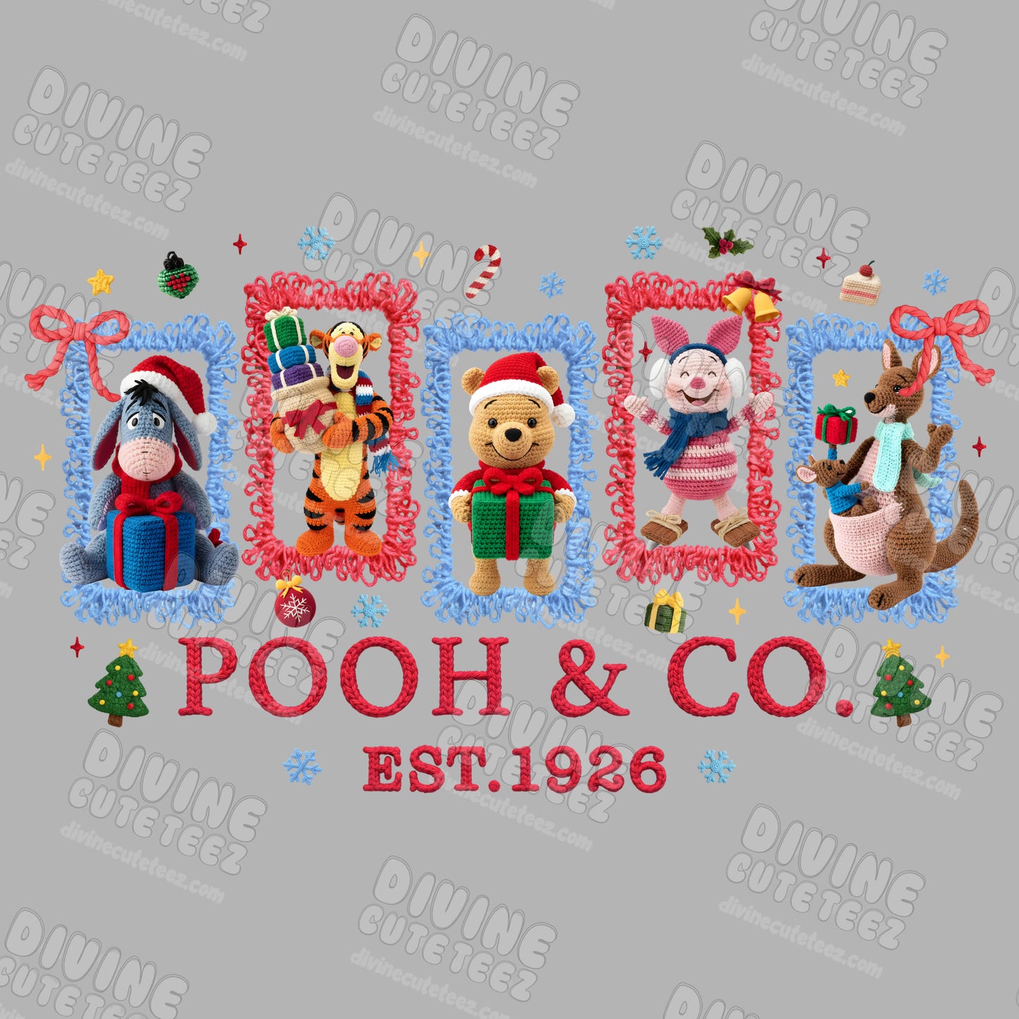 Pooh & Co. DTF Transfer