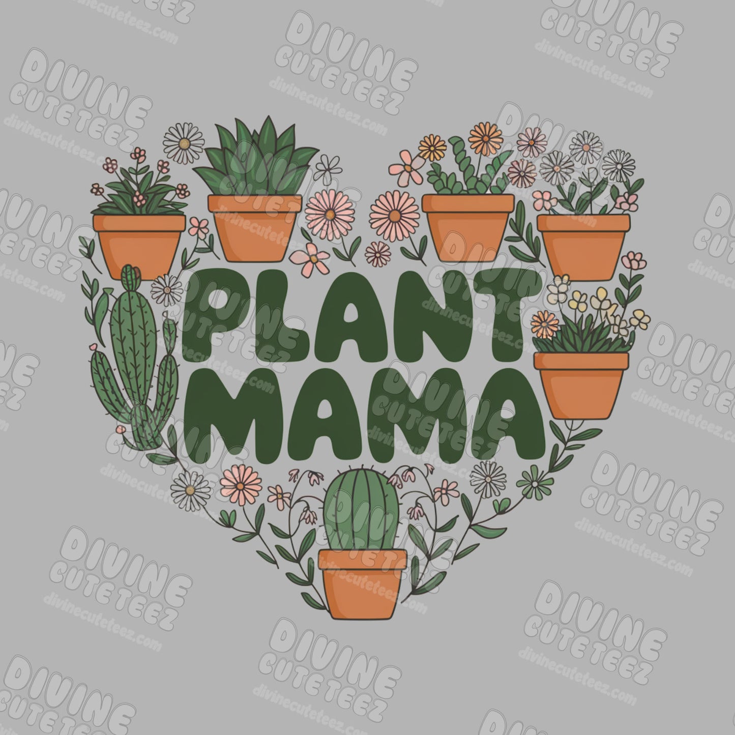 Plant Mama DTF Transfer