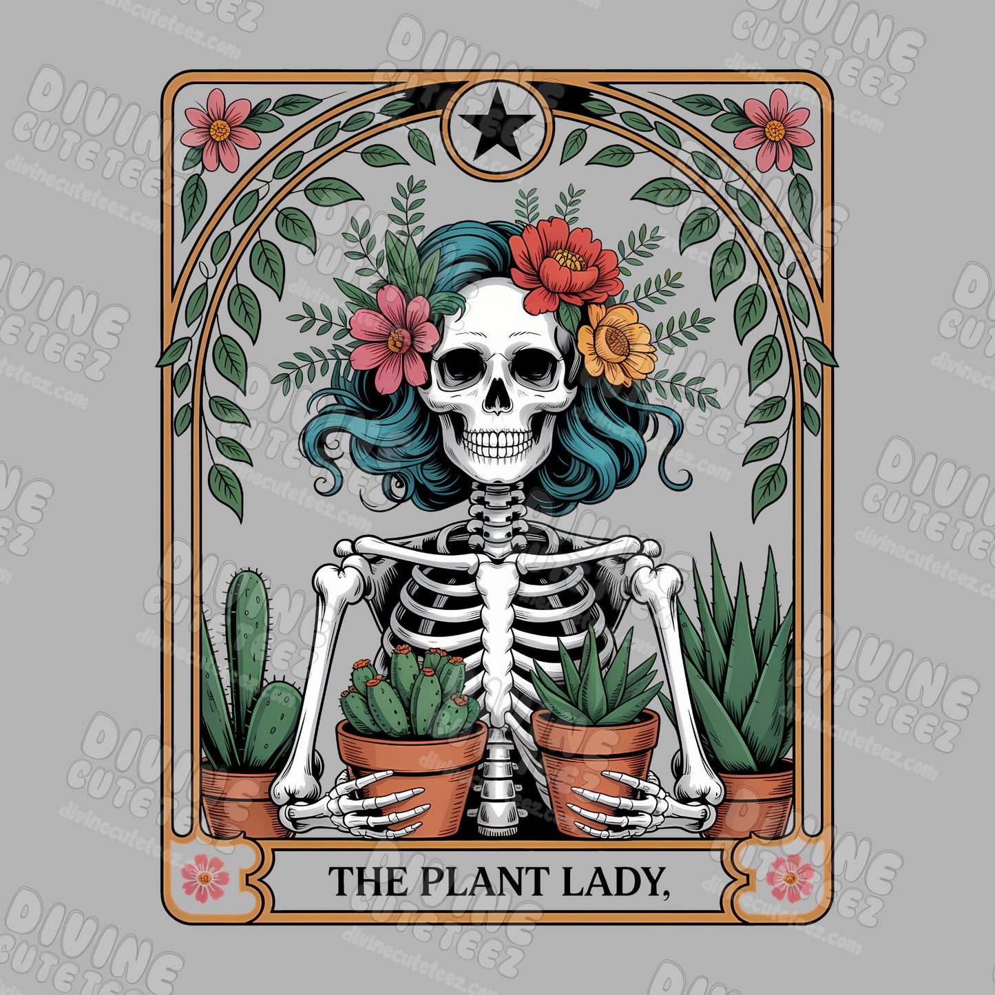 The Plant Lady Tarot DTF Transfer
