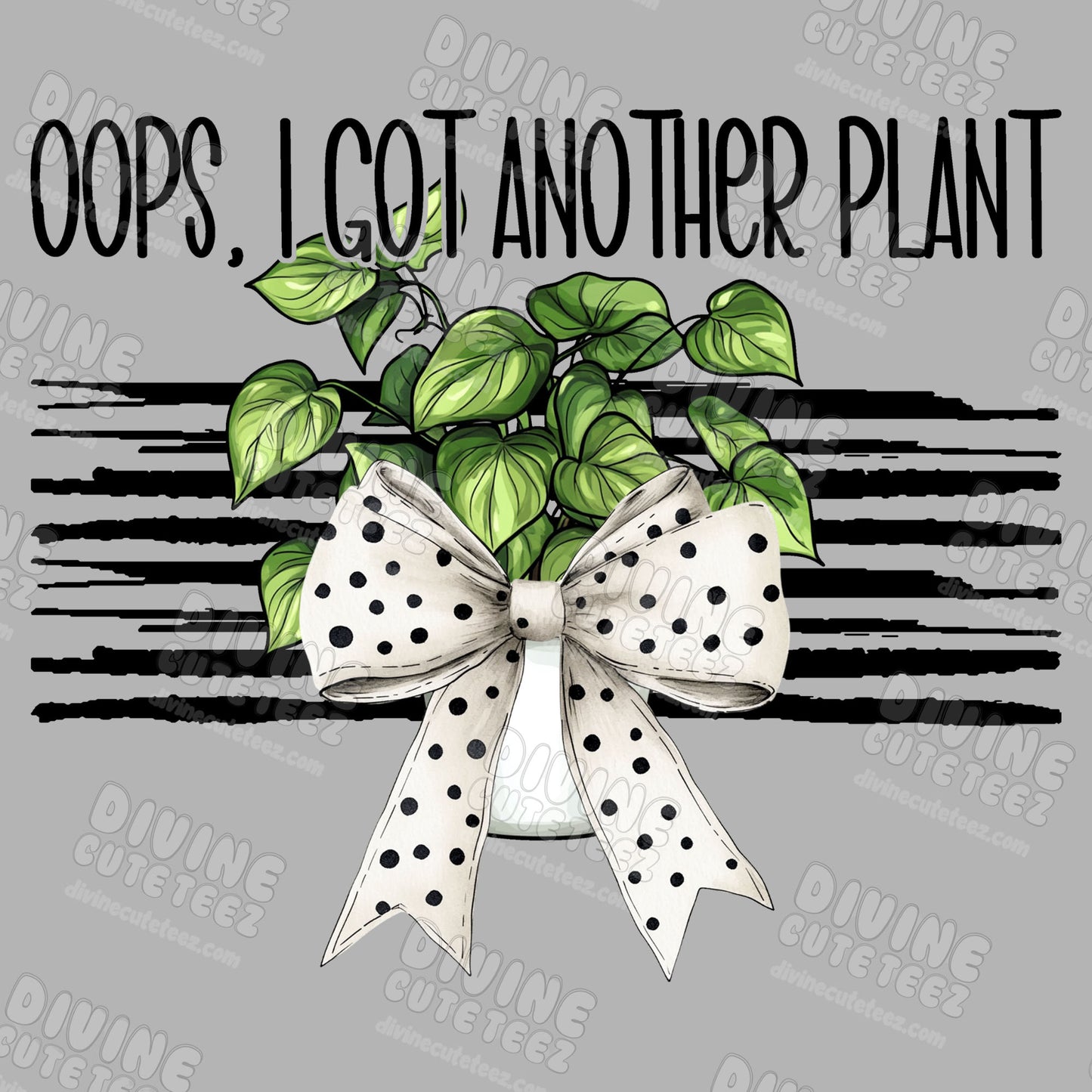 Oops! Another Plant DTF Transfer