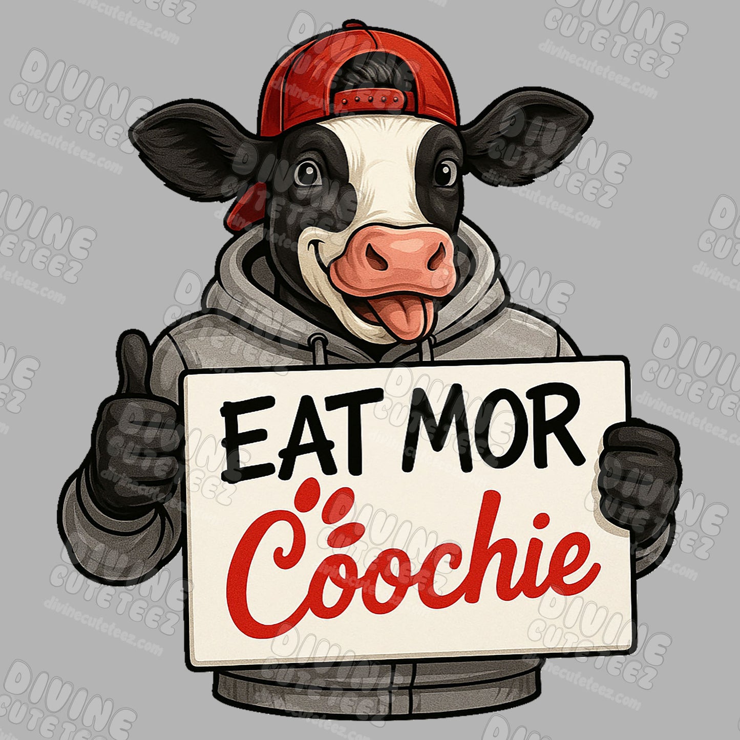 Eat Mor Cow DTF Transfer