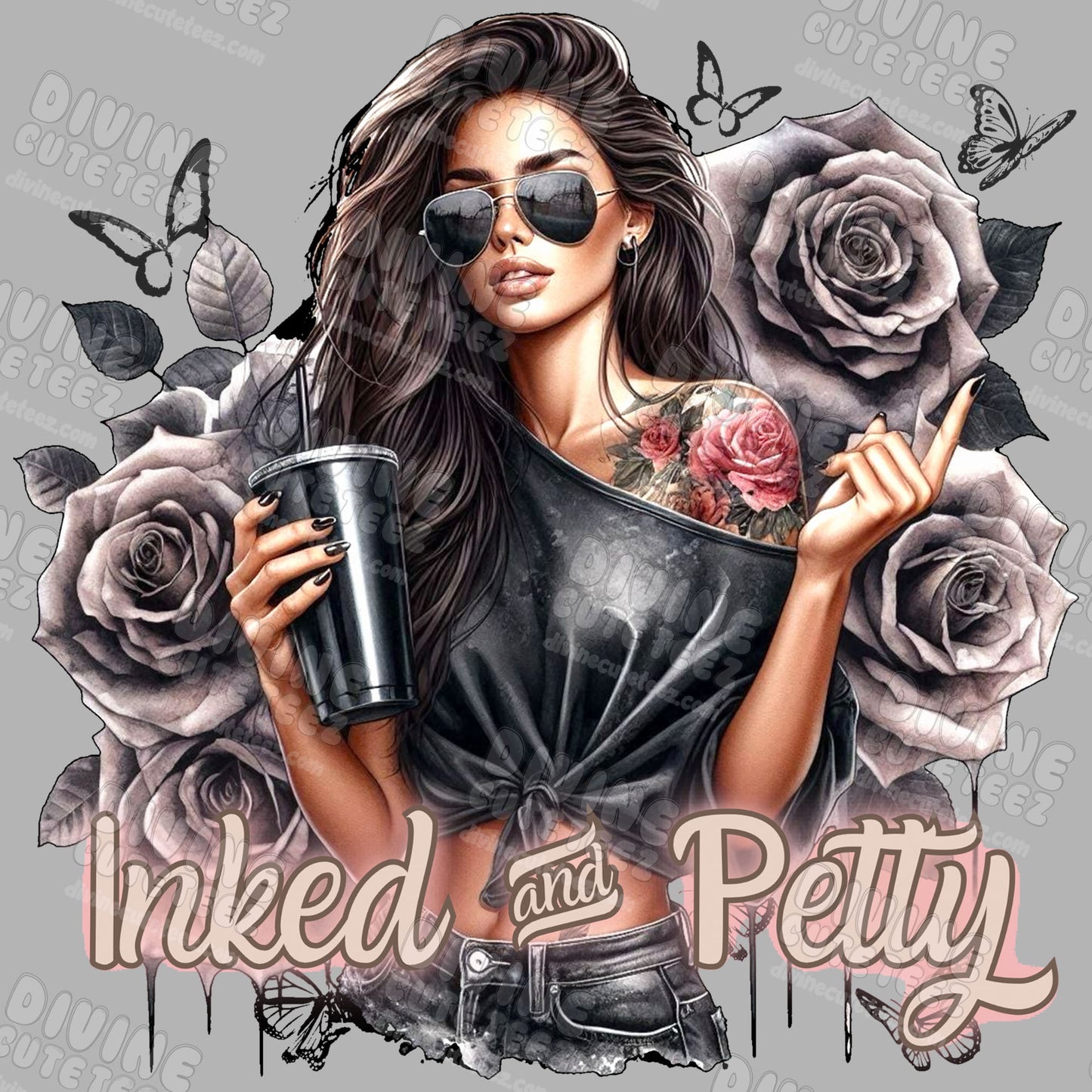 Inked And Petty DTF Transfer