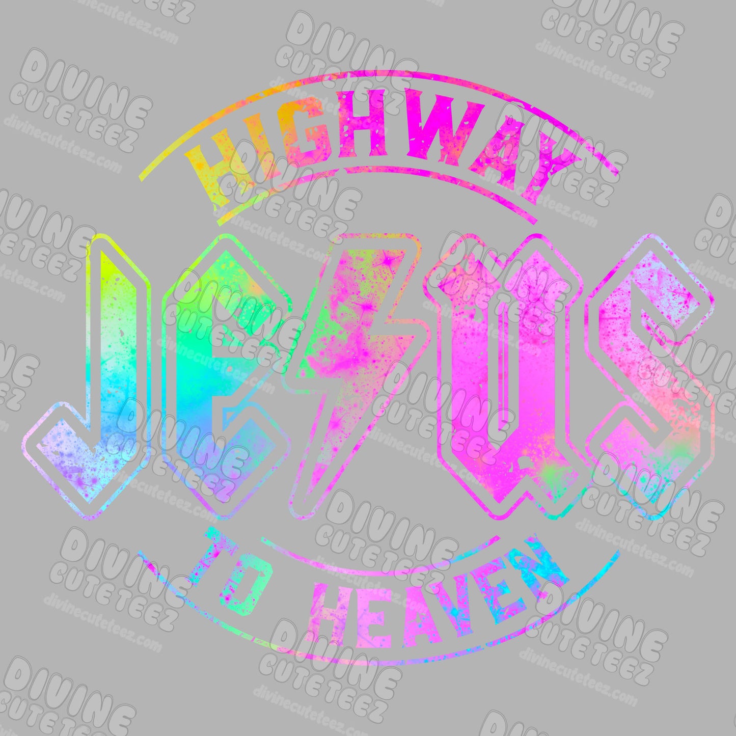 Highway To Heaven DTF Transfer